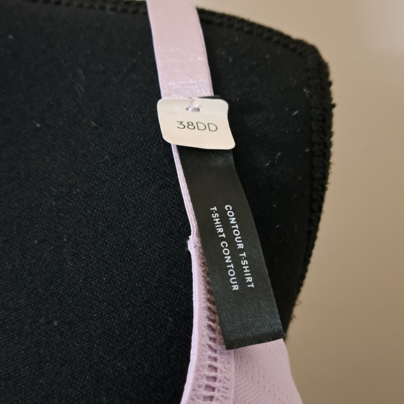 Deesse Contour T-shirt Bra 38DD Pale Purple Lace Pointelle Underwire NWT - Picture 10 of 16